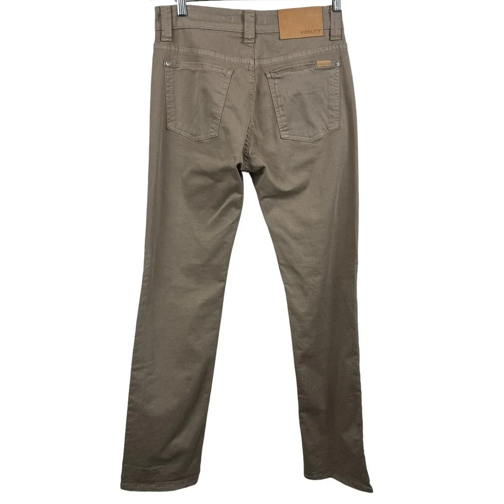 Fidelity Jeans Mens Size 31 x 34 Havana Twill Colors Pants Tan Straight‎ Fit
